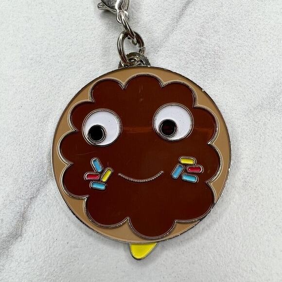 Kid Robot Yummy Sprinkle Donut Doughnut Keychain Keyring - Picture 7 of 7